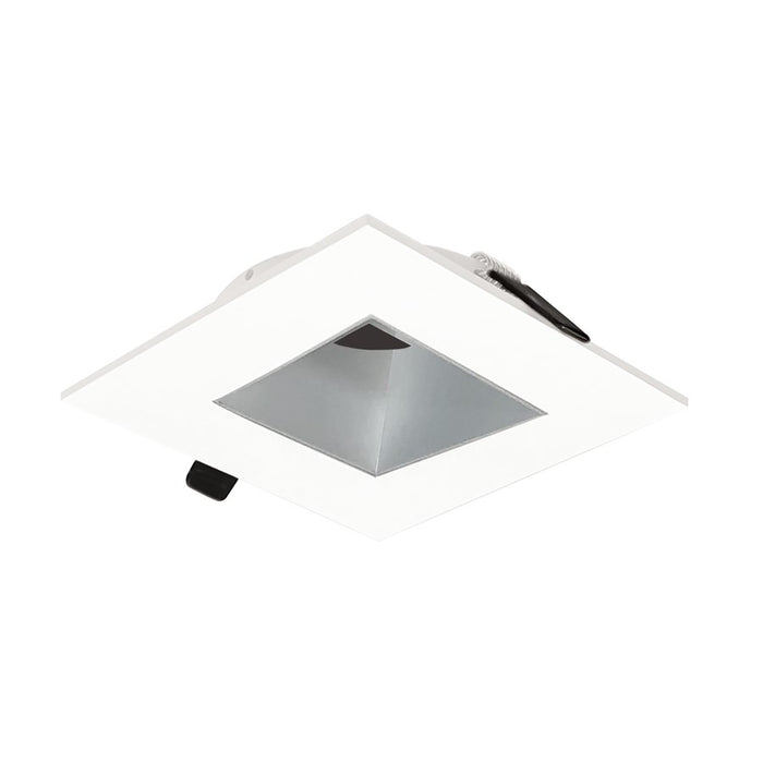 Nora 4" Iolite Can-Less SQ Downlight Trim, Haze Reflect/WH FL - NIOC-4SNDSQHW