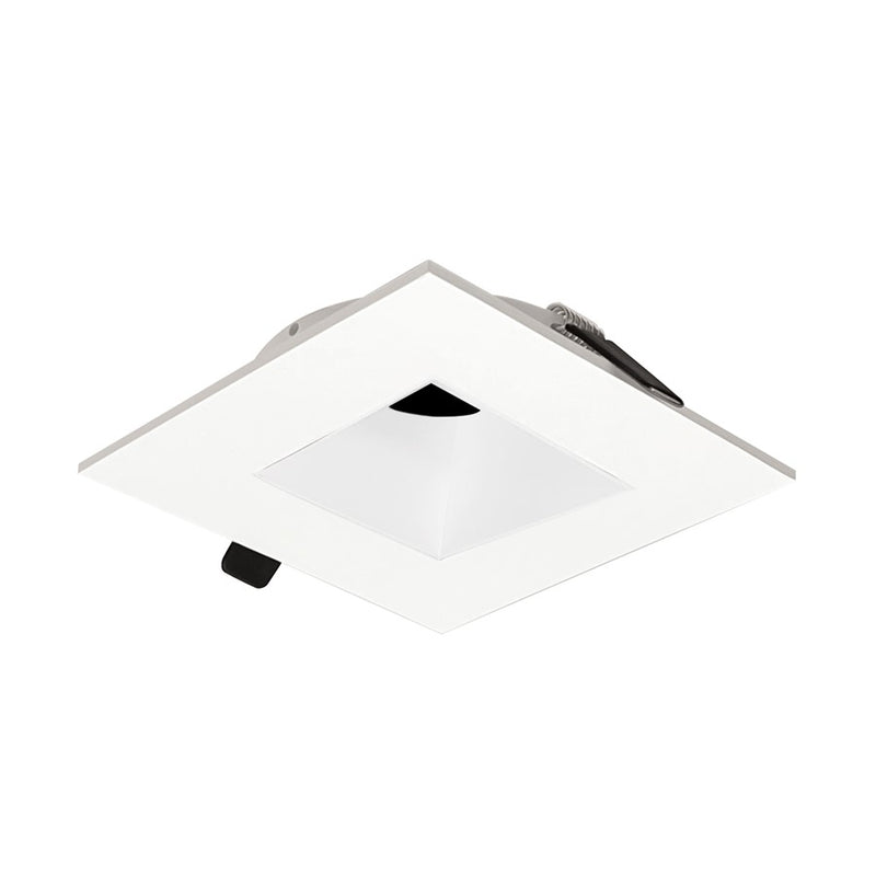 Nora Lighting 4" Iolite Can-Less Square Downlight Trim, White - NIOC-4SNDSQWW