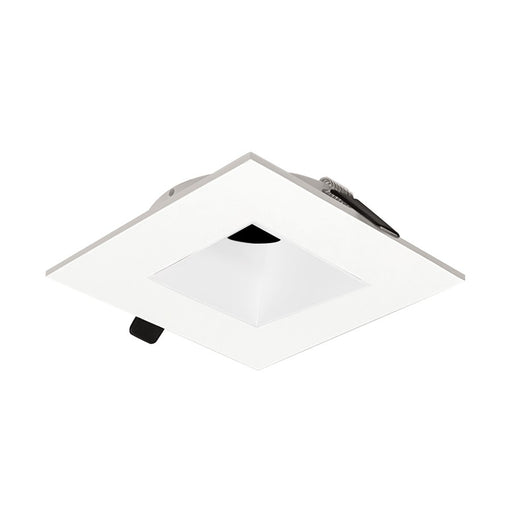 Nora Lighting 4" Iolite Can-Less Square Downlight Trim, White - NIOC-4SNDSQWW