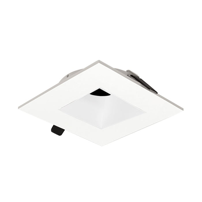 Nora Lighting 4" Iolite Can-Less Square Downlight Trim, White - NIOC-4SNDSQWW