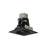 Nora 4" Iolite LED Sq Adj Cone, Blk, 2700K, Blk Rfl/Blk Flg - NIR-4SC27XBB-10