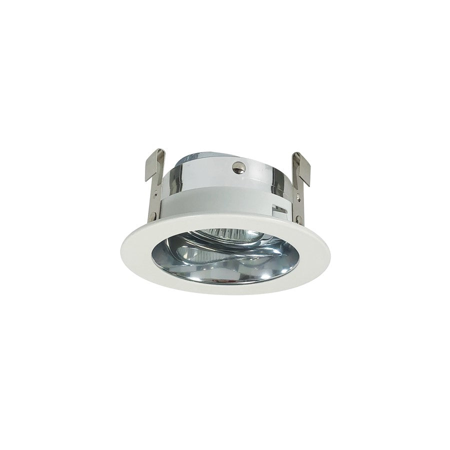 Nora Lighting 3" Reflector/Metal Ring, Chrome/White - NL-3312CW