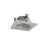 Nora Lighting 3" Square Round , Baffle/Flange, White - NL-3410WW