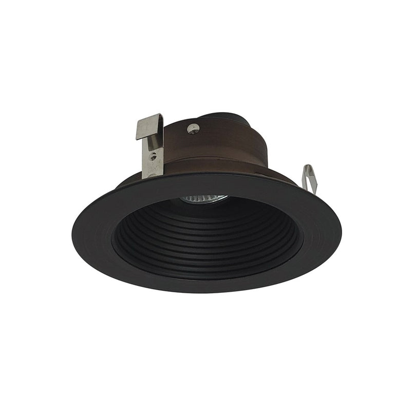 Nora Lighting 4", Lv, Stepped Baffle, Bronze - NL-410BZ