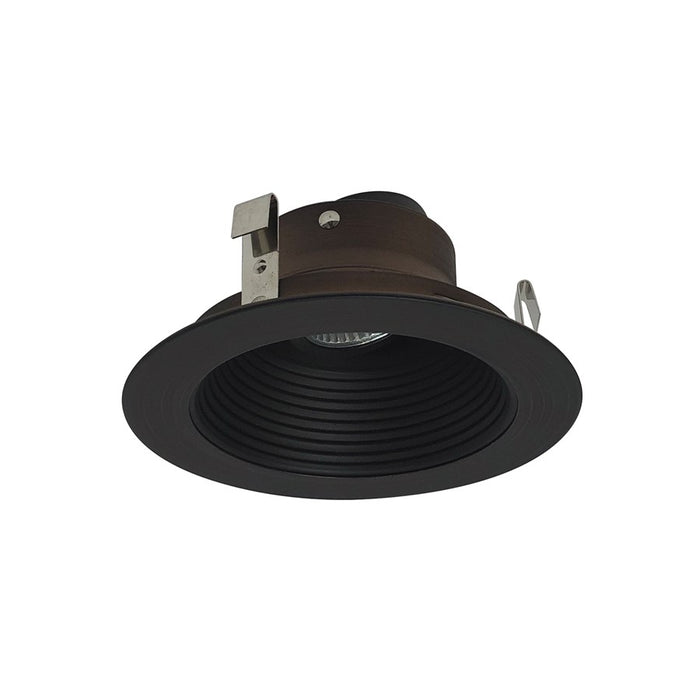 Nora Lighting 4", Lv, Stepped Baffle, Bronze - NL-410BZ