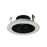 Nora Lighting 4", Lv, Blk Step Baf, White Ring - NL-411