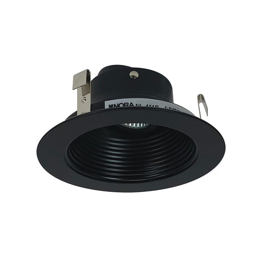 Nora Lighting 4", Lv, Black Step Baf& Ring - NL-411B