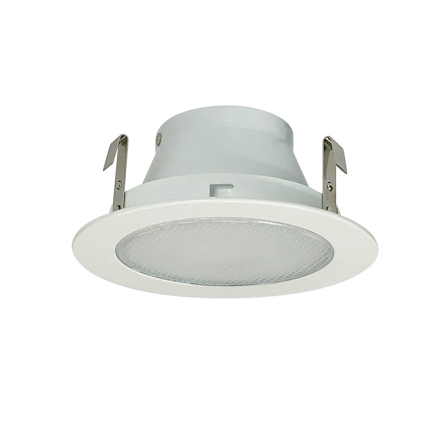 Nora Lighting 4", Lv, Albalite Shwr Trim Wht - NL-422W