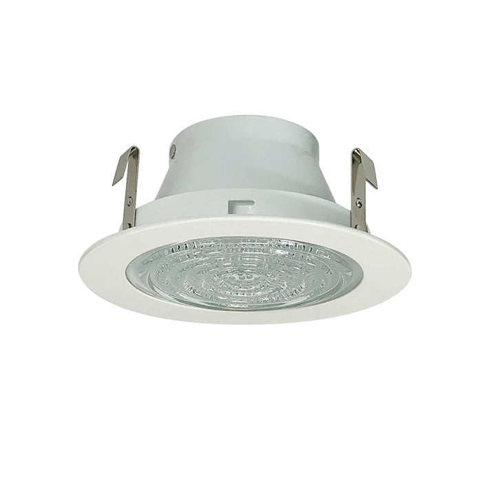 Nora Lighting 4", Lv, Fresnel Shwr Trim Wht - NL-423W