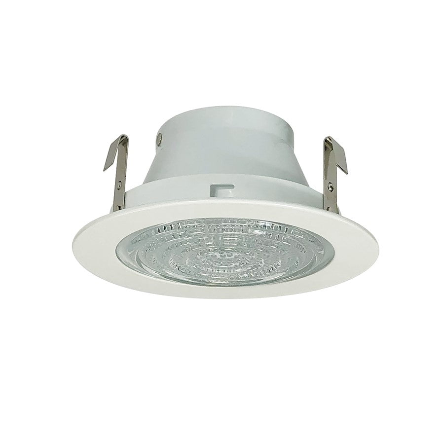 Nora Lighting 4", Lv, Fresnel Shwr Trim Wht - NL-423W