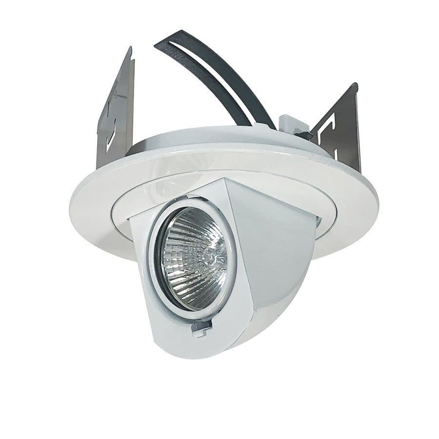 Nora Lighting 4",LV,ELBOW TRIM,ADJ,WHITE, - NL-470W