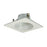 Nora Lighting 4" Wht Baffle, Sq Trim White - NL-4810WW