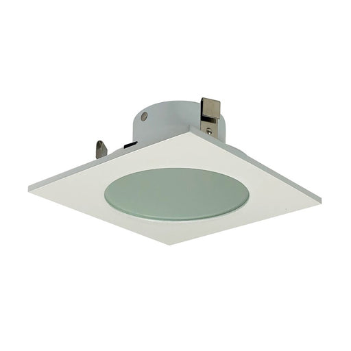 Nora Lighting 4" Flat Frost Lens, Sq Trm Wht - NL-4826W