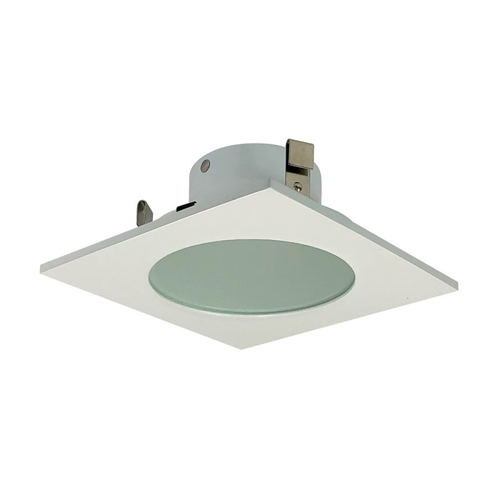 Nora Lighting 4" Flat Frost Lens, Sq Trm Wht - NL-4826W
