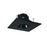 Nora Lighting 4"Sq W/2"Sq Hole, Adj, Blk Ref, B - NL-4855BB