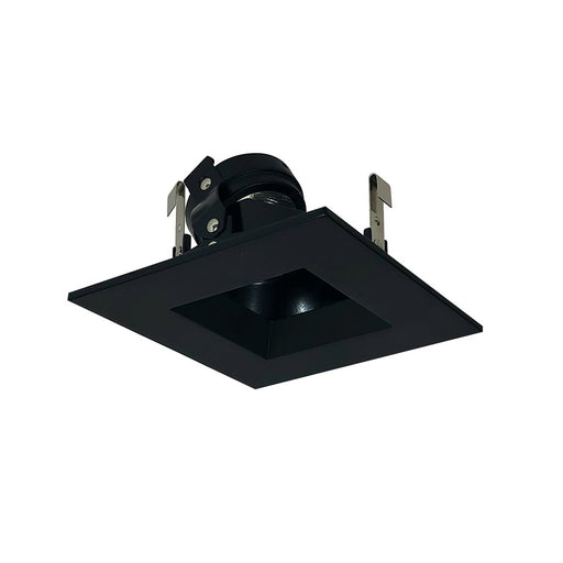Nora Lighting 4"Square Trim Regress, Adj, Blk Ref, Bl - NL-4857BB