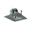 Nora Lighting 4"Square Trim Regress, Adj, Nat Ref, Na - NL-4857NN