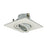 Nora Lighting 4" Surface Adj Sq Trim White - NL-4865WW