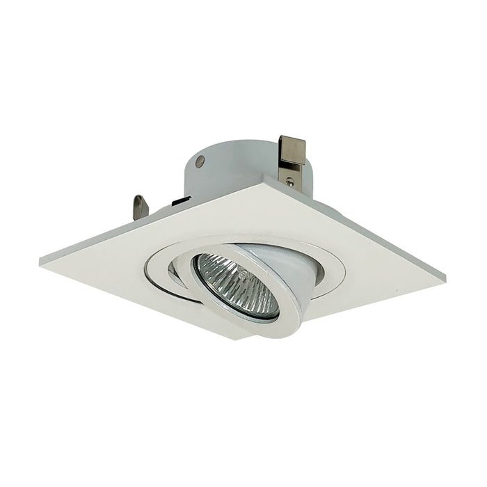 Nora Lighting 4" Surface Adj Sq Trim White - NL-4865WW