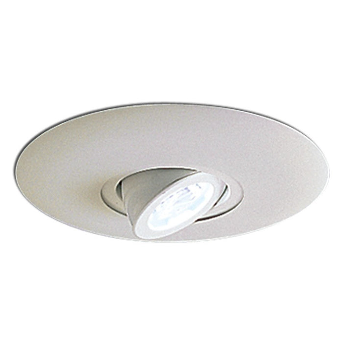 Nora Lighting 6" Surface Round Spot/Metal Trim, White - NL-665W