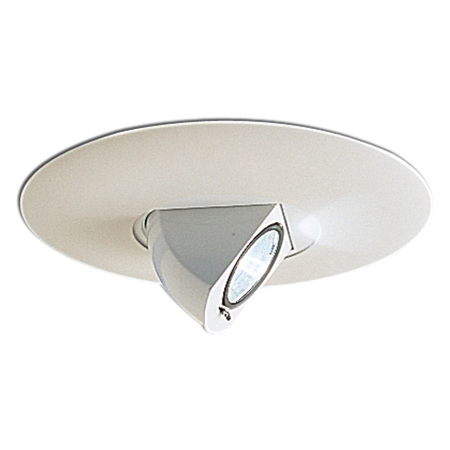 Nora Lighting 6" Surface Adjustable Elbow w/ Metal Trim, White - NL-680W
