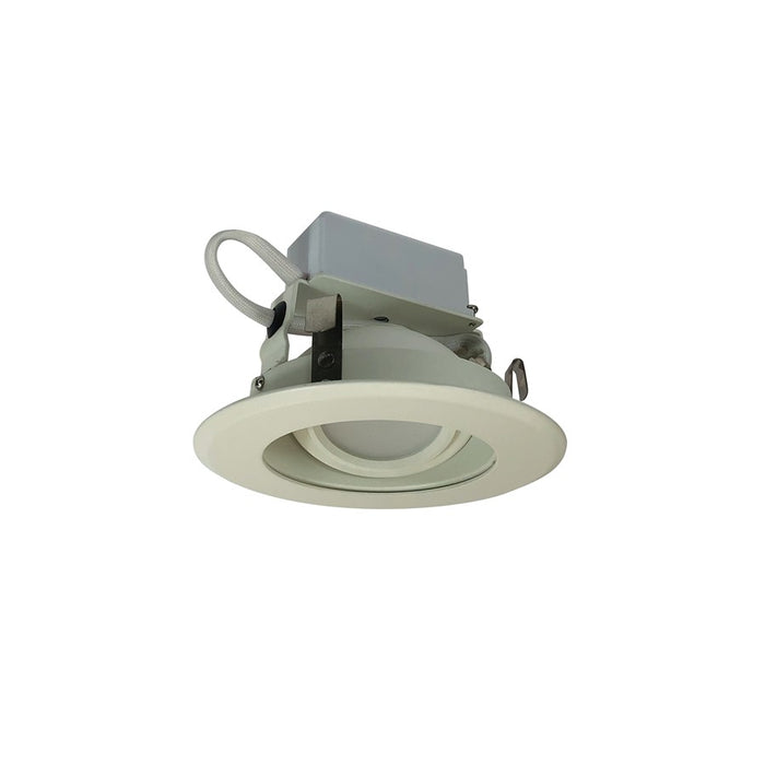 Nora 4" Cobalt Adj LED Retro, 2700K EM, Wht - NLCBC-46927XWWEM