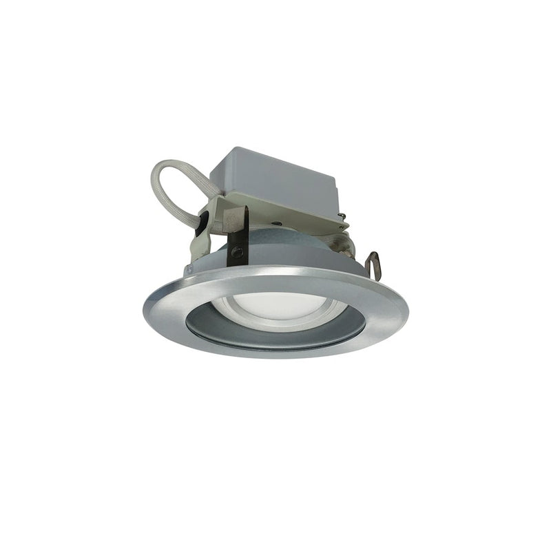 Nora 4" Cobalt LED Retro, 12W/3000K, Haze Reflect/Metal Flange - NLCBC-46930XHZN