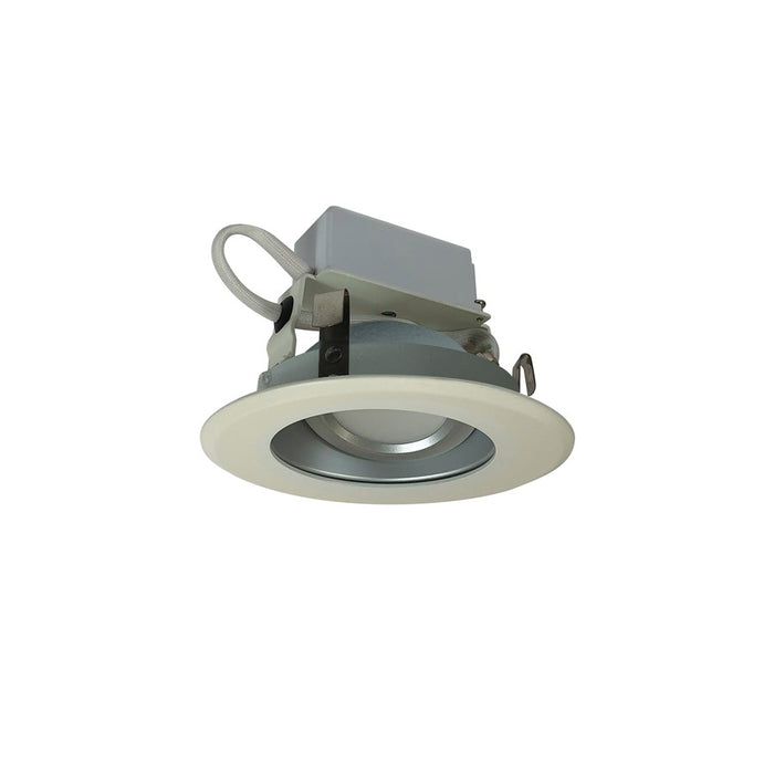 Nora 4" Cobalt Adjustable LED Retrofit, 3000K EM, Haze/Wht - NLCBC-46930XHZWEM