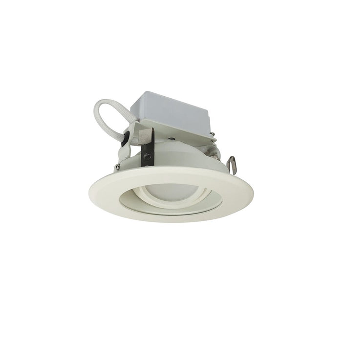 Nora 4" Cobalt LED Retrofit, 12W/3000K, White Reflector/Flange - NLCBC-46930XMPW