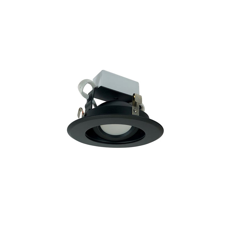 Nora 4" Cobalt LED Retrofit, 12W/4000K, Black Reflector/Flange - NLCBC-46940XBB