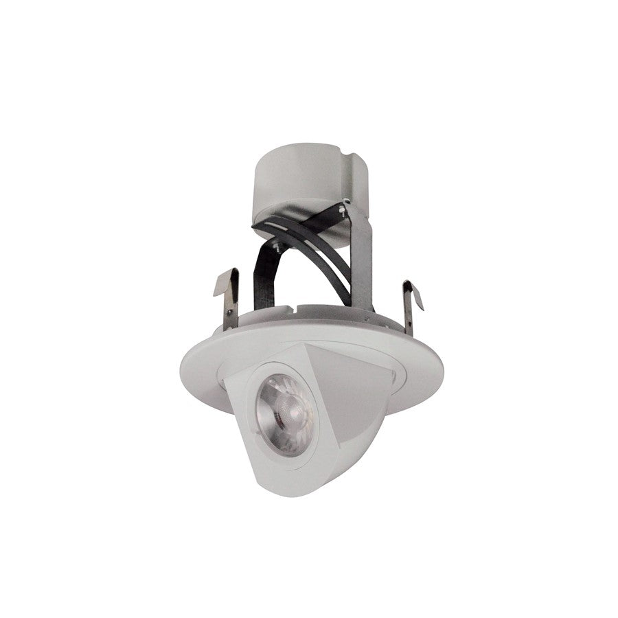 Nora 4" Cobalt Round Elbow LED Retrofit, 800Lm/12W/3000K, WH - NLCBC-47030XW-A