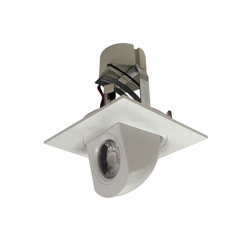 Nora 4" Cobalt Square Elbow LED Retrofit, 800Lm/12W/3000K, WH - NLCBC-487030XW-A