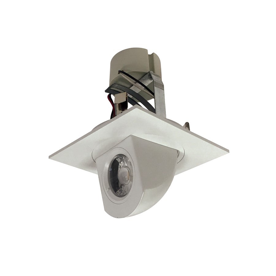 Nora 4" Cobalt Square Elbow LED Retrofit, 800Lm/12W/3000K, WH - NLCBC-487030XW-A