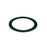 Nora Lighting Round Oversize Ring For 5" Cobalt Retrofit, Black - NLCBC-5OR-B