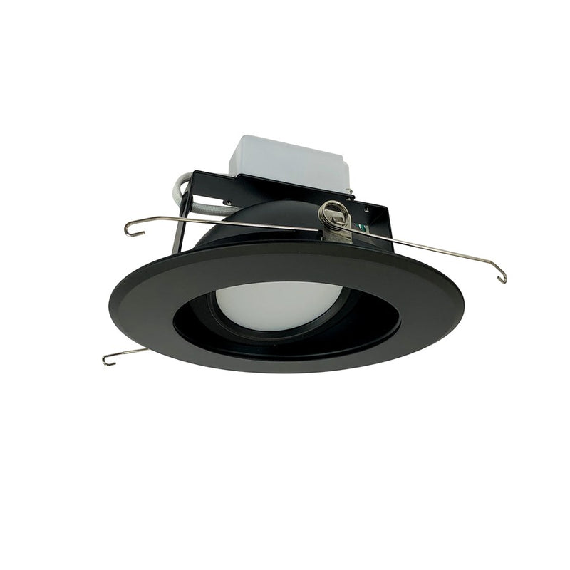 Nora 6" Cobalt LED Retrofit, 14W/2700K, Black Reflector/Flange - NLCBC-66927XBB