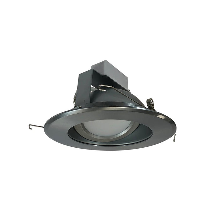 Nora 6" Cobalt LED Retro, 14W/3000K, Haze Reflect/Nat Met FL - NLCBC-66930XHZN