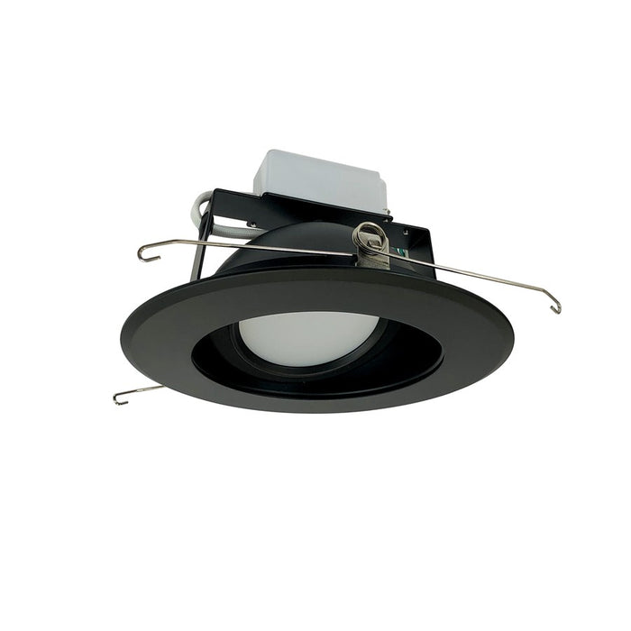 Nora 6" Cobalt LED Retrofit, 14W/3500K, Black Reflector/Flange - NLCBC-66935XBB
