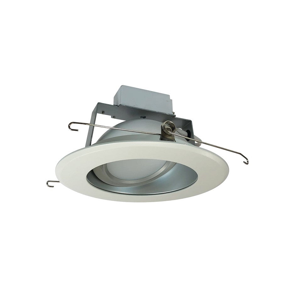 Nora 6" Cob LED Retro, 14W/3500K, HZ Ref/WH FL, 120V-277V - NLCBC-66935XHZWLE4