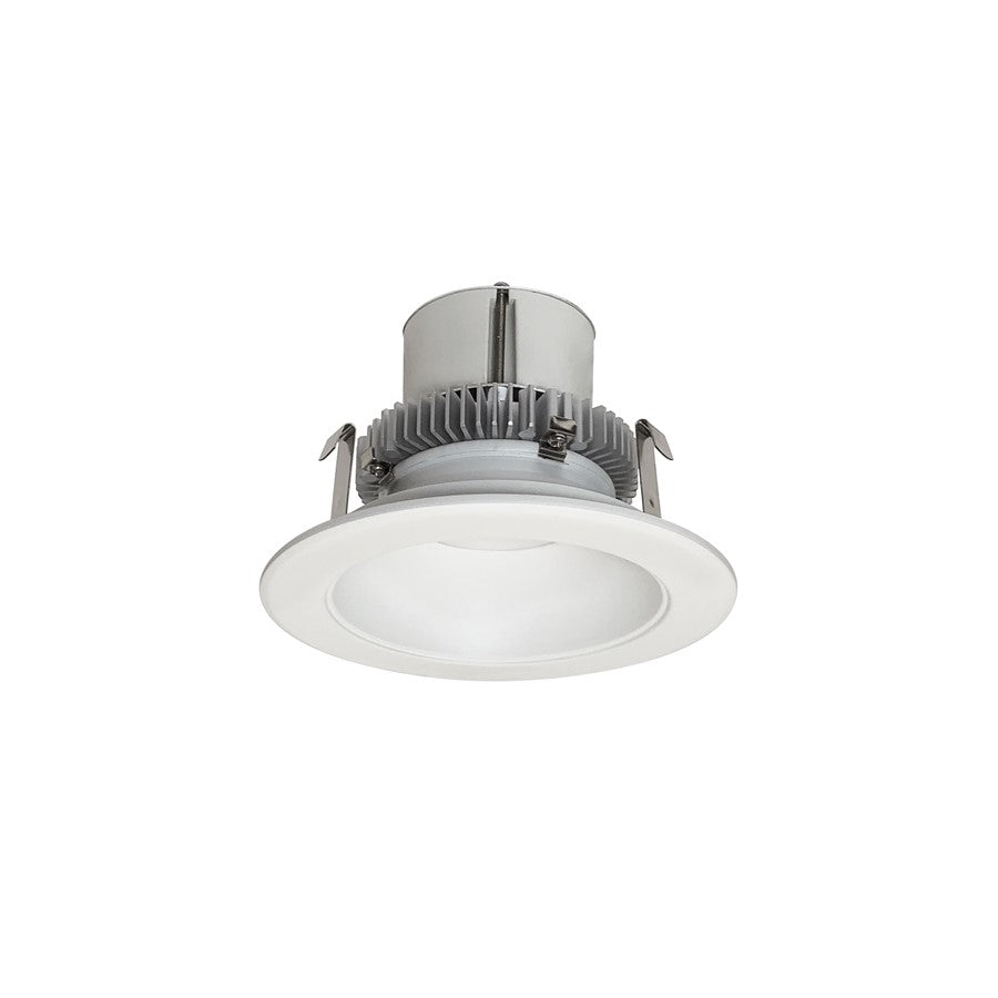 Nora 4" CC RD Retro Ref, 12W/2700K, MW/F, PW Emer - NLCBC2-45127MPW-10EM