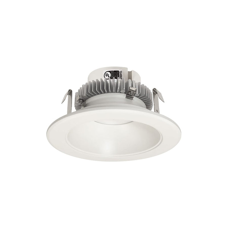 Nora 4" Cobalt Click Rnd Retro Rfl, Wht Rfl/Flg, Wht - NLCBC2-451TWWW-10