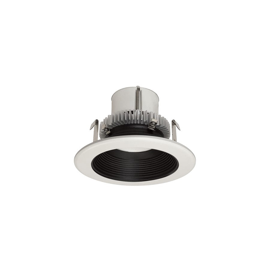 Nora 4" Cobalt Click Rnd Retro, 2700K EM 1000lm Blk/Wht - NLCBC2-45227BW-10EM