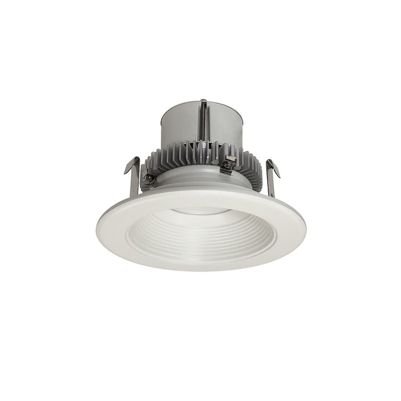 Nora 4" Cobalt Click RD Retrofit Baffle, 10W/2700K, WH Flange - NLCBC2-45227WW-A
