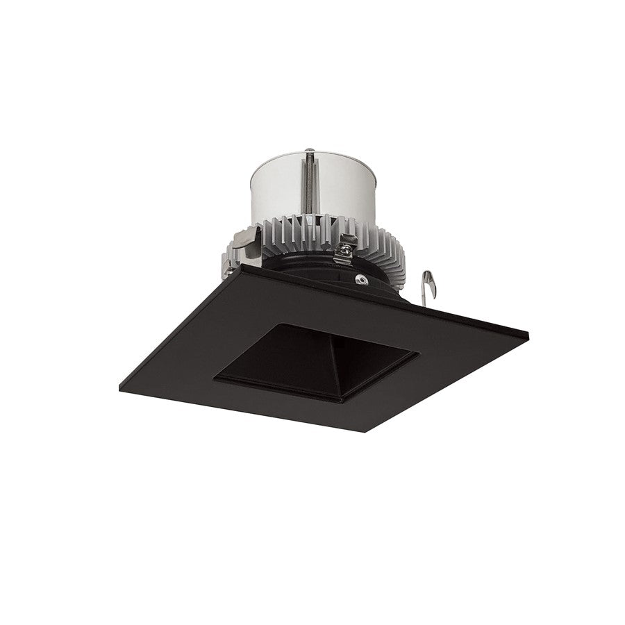 Nora 4" Cobalt Click Sq Retro Rfl/Sq, 3000K EM 1000lm Blk - NLCBC2-45630BB-10EM