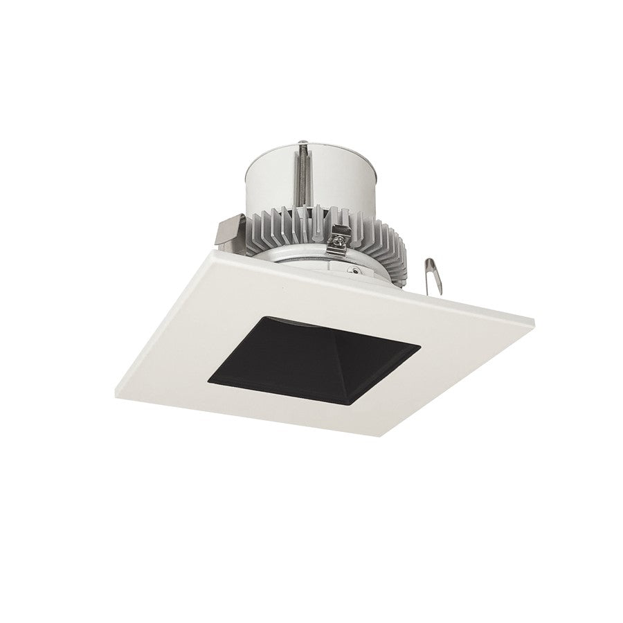 Nora 4" Cobalt Click Sq Retro, 3000K 1000lm Blk/Wht - NLCBC2-45630BW-10LE4
