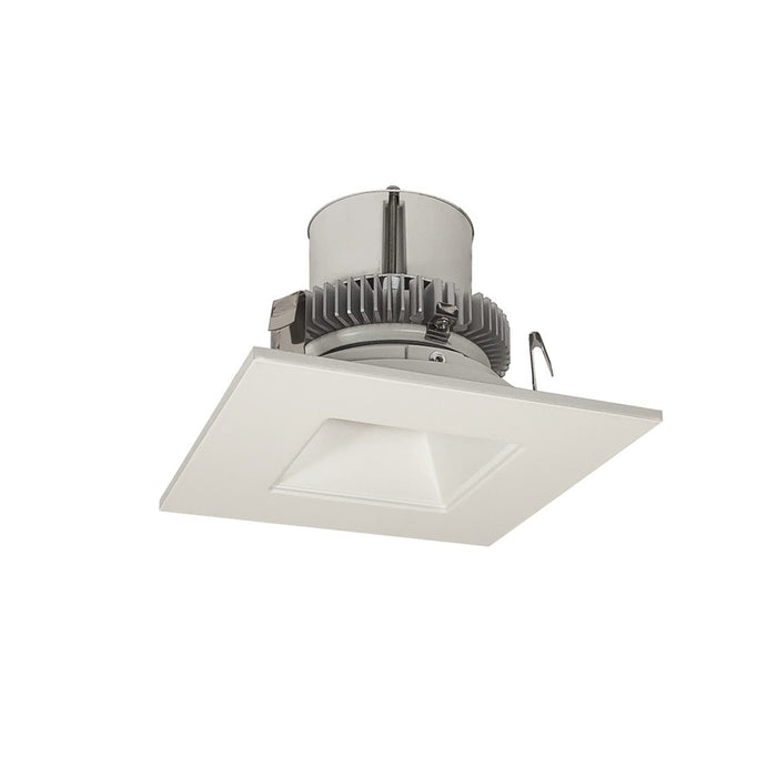 Nora 4" Cobalt Click SQ Retro Reflect/Aper, 12W/3500K, WH/FL - NLCBC2-45635WW-10