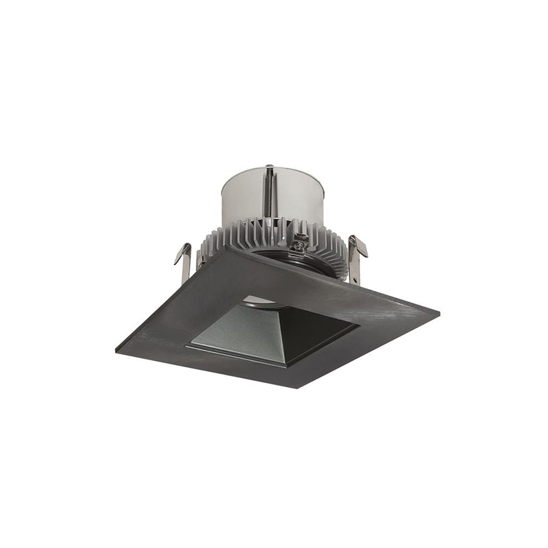 Nora 4" Cobalt Click SQ Retro Ref/SQ Aper, 12W/4000K/Met/FL - NLCBC2-45640NN-10