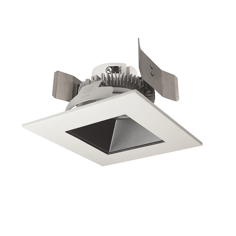 Nora 5" Cobalt Click Sq Retro Rfl/Sq Ap, Pewter, Pewter/Wht - NLCBC2-556TWPW-10