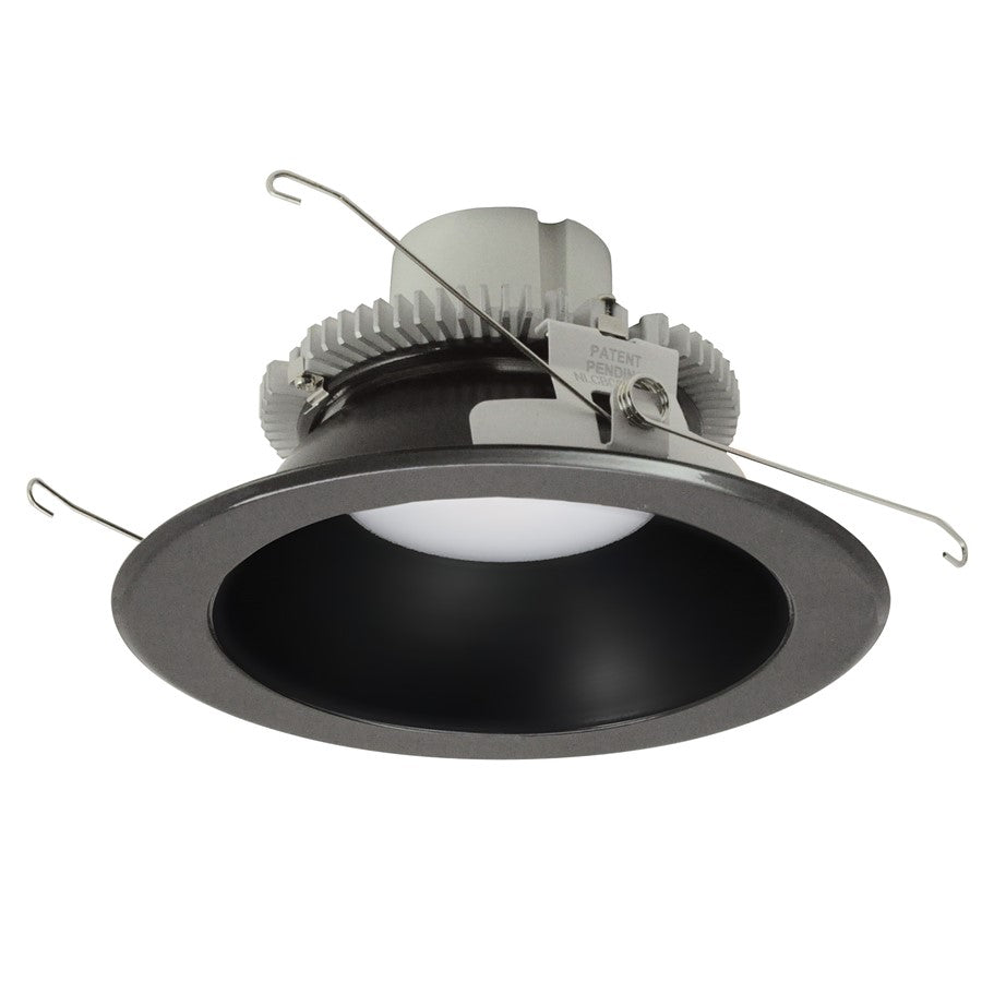 Nora 6" Cobalt Click RD Retro Reflect, 10W/3000K, BK/Flange - NLCBC2-65130BB-A