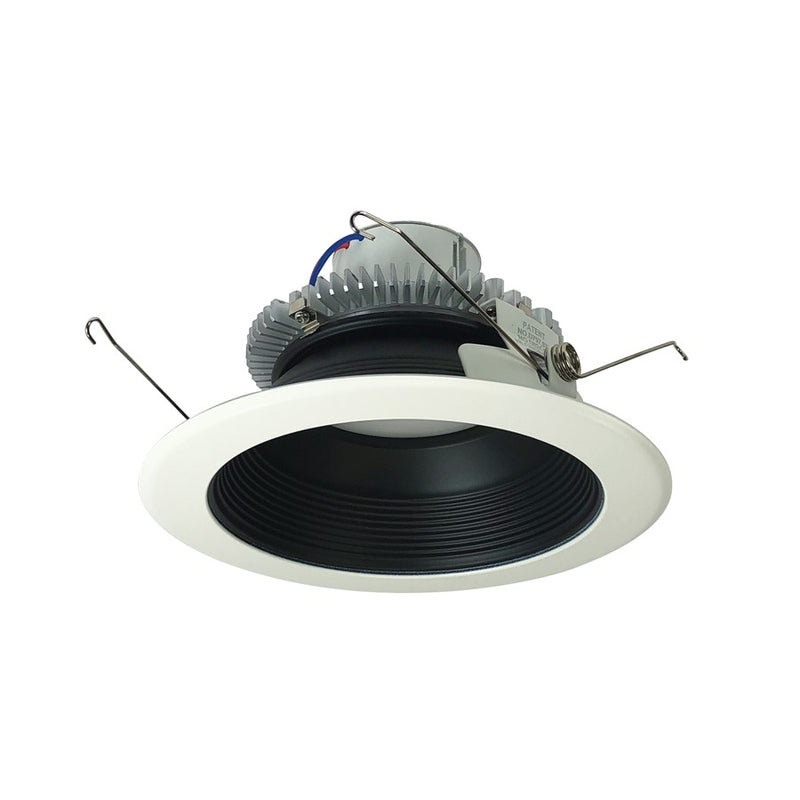 Nora 6" Cobalt Click Rnd Retro, 2700K 1000lm Blk/Wht - NLCBC2-65227BW-10LE4