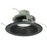 Nora 6" Cobalt Click RD Retro Baffle, 12W/3000K, BK/Flange - NLCBC2-65230BB-10